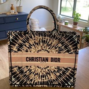 Authentic Large Christian Dior Book Bag